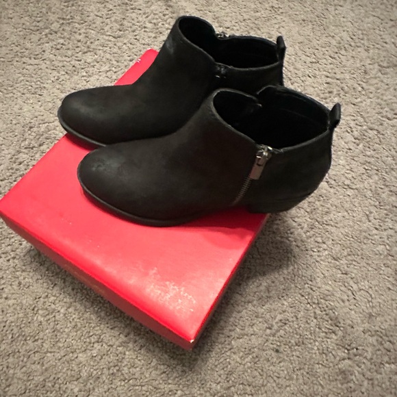 Carlos Santana Black Wedge Boot Size 6 Medium - Picture 4 of 5